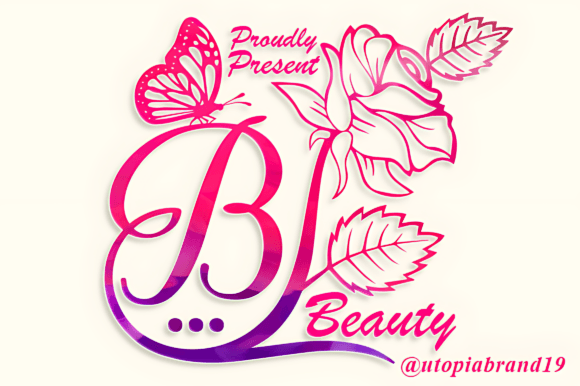 Beauty Flower Monogram Font for Elegant Web Design