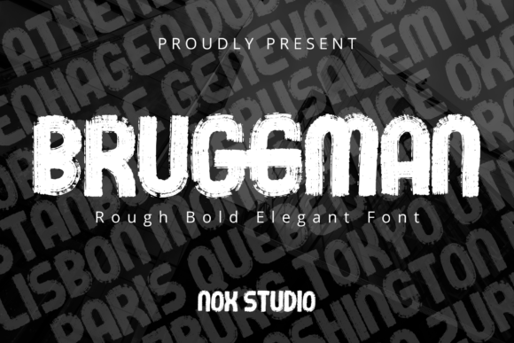 Bruggman Typeface for Editorial Design