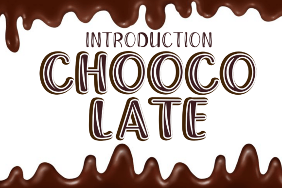 Choocolate: A Sweet Display Font for Branding