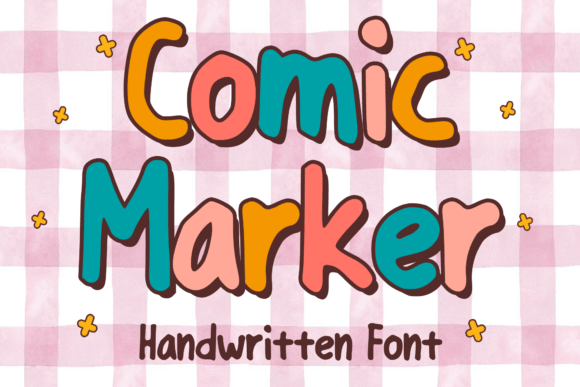 Comic Marker: A Playful Display Font for Branding
