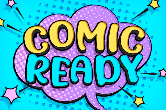 Comic Ready: The Ultimate Display Font for Bold Campaigns