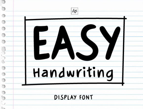 Easy Handwriting: The Perfect Display Font for Small Business Branding