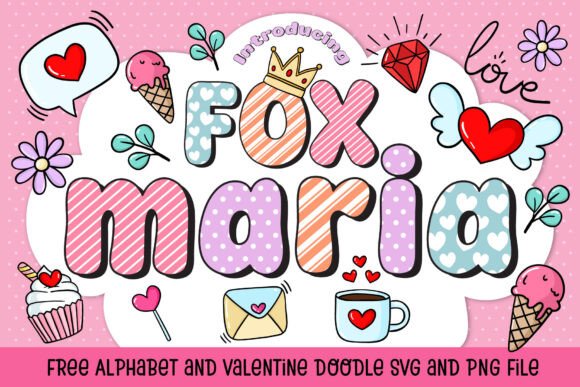 Fox Maria: A Playful Color Font for Editorial Design