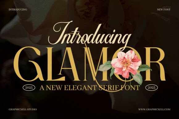 Glamor Serif Font for Elegant Editorial Design