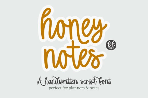 Honey Notes: A Sweet Script Font for Branding