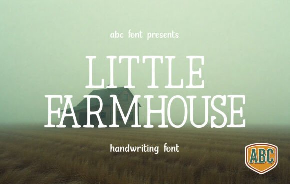 Little Farmhouse Typeface for Rustic Branding