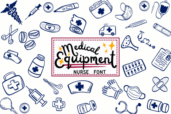 Medical Equipment Nurse Font: A Playful Design Review