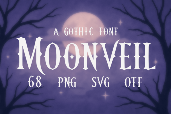 Moonveil Font: Gothic Script for Digital Design