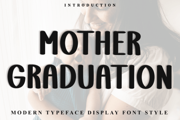 Mother Graduation Font for Handmade Creators