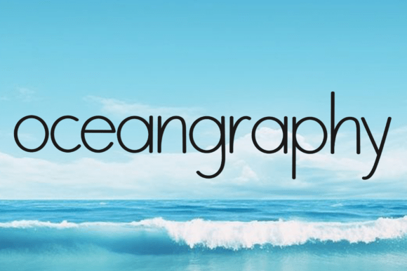 Oceangraphy: A Festive Typeface for Holiday Branding
