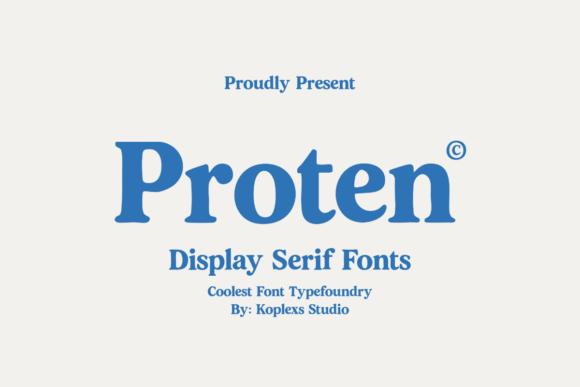 Proten Font: Elevate Your Brand Identity