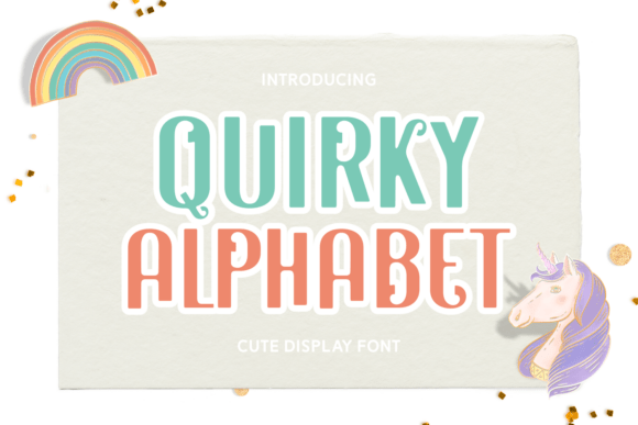 Quirky Alphabet Typeface for Modern Branding
