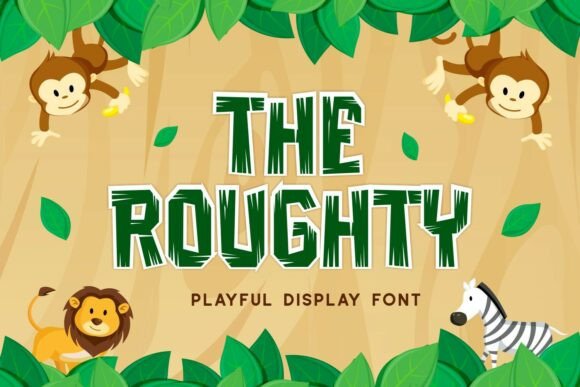 Roughty: A Playful Decorative Font for Branding