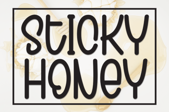 Sticky Honey: The Warm Display Font for Small Business Branding