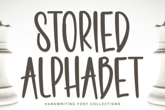 Storied Alphabet: A Playful Display Font for Web Design