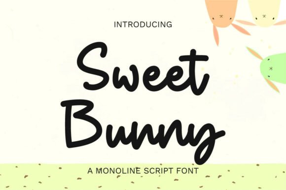 Sweet Bunny Script Font for Web Design