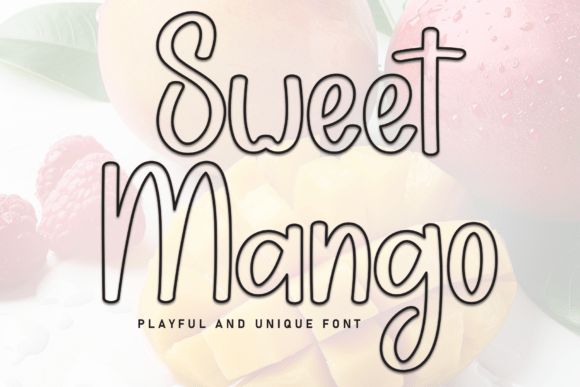 Sweet Mango: A Warm Display Font for Modern Campaigns