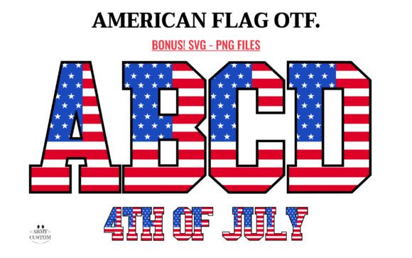 Varsity American Flag Typeface for Bold Campaigns