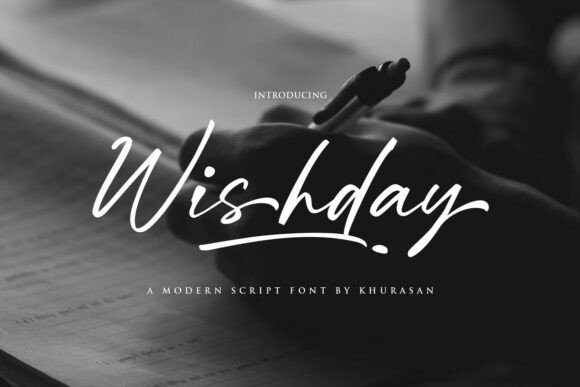 Wishday Font: A Modern Script for Elegant Design