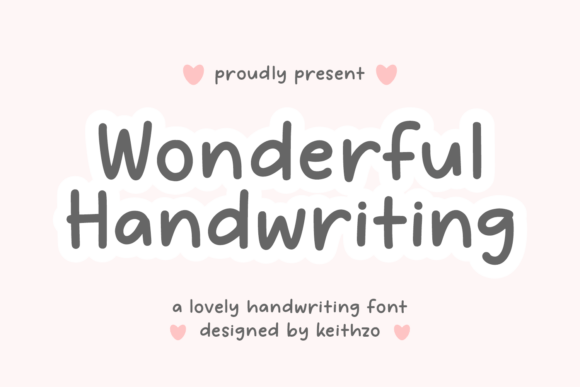 Wonderful Handwriting Font for Creative Makers